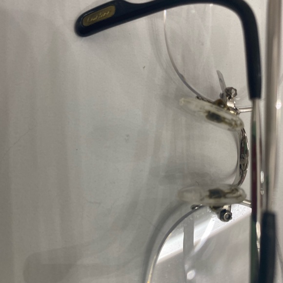 Cartier Accessories Authentic Cartier Glasses With White Gold Frame